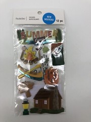 The Paper Studio -La Petites’ Scrapbook Stickers 3D Lot of 9