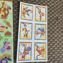 VINTAGE Pooh Sandylion Stickers Sealed Birthday Tigger Eeyore Piglet Garden 4 Sh
