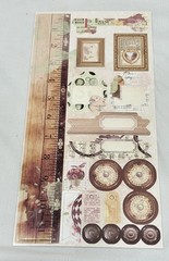 Mixed Lot 500+ Multi-Brand Embellishments/Stickers/Sentiments/+ w/ Storage Album