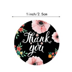 1000 Pcs Thank You Stickers Roll Thank You For Supporting Small Business Labels