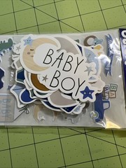 2 packs, It’s a Baby Boy! Sticker Flip-Pack 58pc Sticko, Stickers/Die cuts NEW
