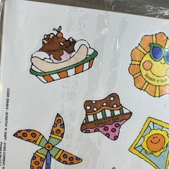 Vintage Scratch N Sniff Stickers Current Inc 1993 Sealed Pack Ice Cream Sun