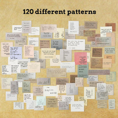 120 Pcs Vintage Motivational Quote Stickers for Scrapbooking and Journaling