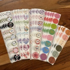 300pcs Cute Thank You Stickers 1 inch Small Business Decorate Envelopes Sealing