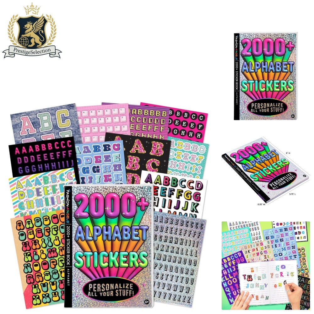 2,000+ Waterproof Alphabet Stickers – Perfect for Scrapbooking & Crafting!