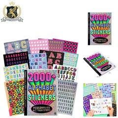 2,000+ Waterproof Alphabet Stickers – Perfect for Scrapbooking & Crafting!