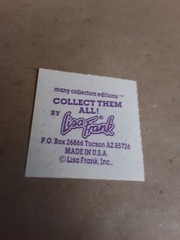 Vtg 1980’s Lisa Frank Sticker Rainbow Unicorn 1.5″ Circle Clouds