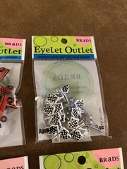 Eyelet Outlet Brads Lot of Kids Boys NEW 6 packs Card Making Scrapbooking Toys