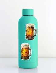 Beer Die Cut Vinyl Stickers Set Scrapbooking Laptop Water Bottle