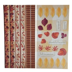 Close to My Heart Reflections Stickease X7051C Harvest Brown Fall Autumn NEW