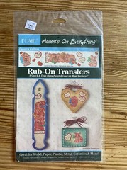 Plaid Rub On Transfers «Country Critters» No. 57050 Pigs New
