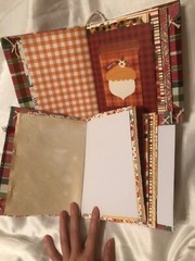 Plaid Fall Autumn Handmade Junk Journal