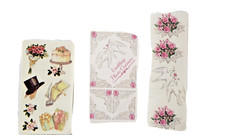 Lot of 15 Frances Meyer Sticker Sheets Wedding Love Marriage Flowers Made in USA