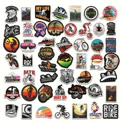 Mountain Bike Stickers – 50 Pcs 