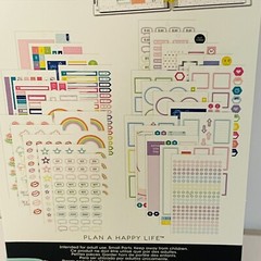 Happy Planner Neon Lights Theme Sticker Book 922 Pieces NEW