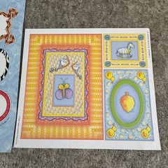 Vintage New Baby Scrapbook Supplies Lot Fiskars Stickers Photo Corners Paper
