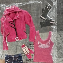 Harley-Davidson Pink Women’s Riding Outfit Dimensional Scrapbook Stickers