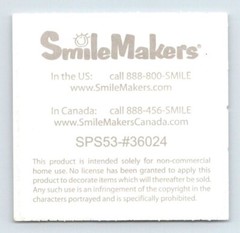 Smile Makers Sticker SQUIRT 2.5″ X 2.5″ Sticker Disney Finding Nemo SD38