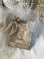Journal Ephemera Handmade Card Journal Insert Vintage Small Journal Cover