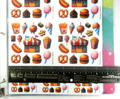 Food & Drink Sticker Binder Full Of Stickers