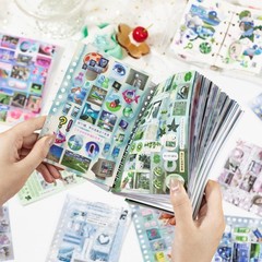 Japanese Sticker Book – 30 Sheet Sticker Book for Journaling & Scrapbooking |…