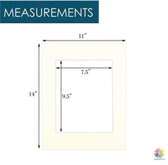 Mat Board Center, Pack of 10, 11×14 for 8×10 Ivory Turret Color Mats – Bevel Cut