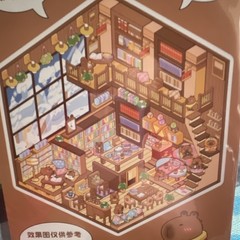 38 sheets DIY 3D sticker scenes miniature room scenes stress relief therapy kids