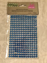 Crafter’s Square Paper Crafts Blue Gemstone Stickers New in Package