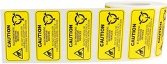 Caution Sensitive Electronic Devices Labels 1 x 2 Inch 500 Adhesive Stickers