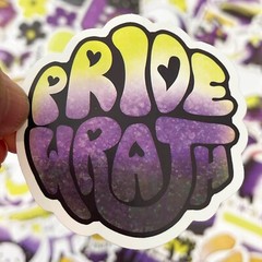 20pcs NON BINARY Stickers, LGTBQ+, Rainbow, Pride, Free Shipping*
