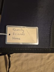 Crop instyle psb 3 ring binder W/ Family friends & home cutouts & Stickers