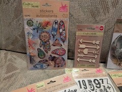 Huge Scrapbook Embellishment Lot Stickers Craft Supplies New