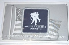 Wounded Warrior mixed lot patches challenge coins stickers