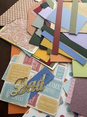 Huge Lot of Scrapbooking Art Supplies Mixed Lot Stickers Tools Paper & More