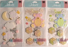 RARE! PLAYTIME! BOYS AND GIRLS TOYS TEDDY BEARS AND BLOCKS-SHEEP AND MOON 30 PC