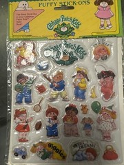 Cabbage Patch Kids Puffy Decal Stickers 1983 Sealed – Style 2