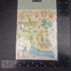 K&Company Dimensional Baby Child Sticker Lot Nursery Rhyme Unisex NEW