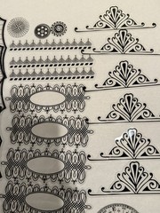 120pcVintage Gothic Transparency Overlay Ephemera LotJunk Journal Vellum Acetate