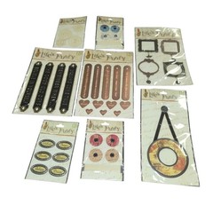 K&Company Lifes Journey Metal Art Scrapbooking Embellishments Lot of 8 Packs