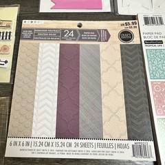 Mixed Lot Scrapbooking Supplies Junk Journaling Papers Stickers Washi