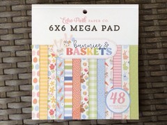ECHO PARK LOT~Bunnies & Baskets~Paper Pad-Frames & Tags-Chipboard Accents~NEW