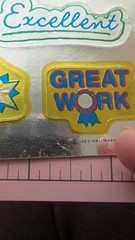 Vintage Hallmark Stickers Razzle Dazzle Foil Rewards 1 Sheet READ