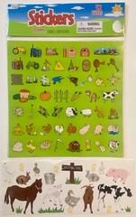 Large Lot Of Farm Animals Stickers! Jolee’s Boutique, Etc