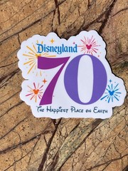 Sticker Pack | Disneyland | 70th Anniversary | Clear