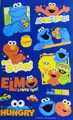 Sesame Street Stickers 2 Sheets Elmo Free Ship