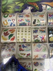 2 NEW Sealed Vintage Sandylion Sticker Boxes 3500 Stickers Disney Pooh + Variety