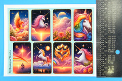 Celestial Unicorns Sticker Sheet Style 1