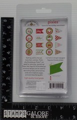 CHIPBOARD ACCENTS 32 PIXIES 4021 HOME FOR THE HOLIDAYS PENDENT FLAGS #2557