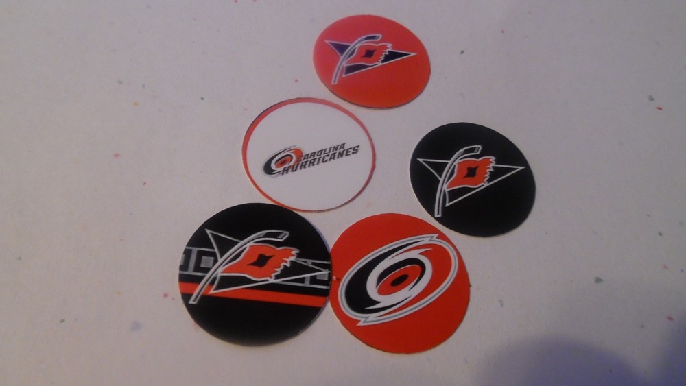 Pre Cut One Inch Bottle Cap Images CAROLINA HURRICANES Free Ship