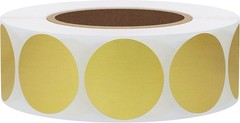 Gold Foil Self-Adhesive Round Stickers for All Purpose – 1